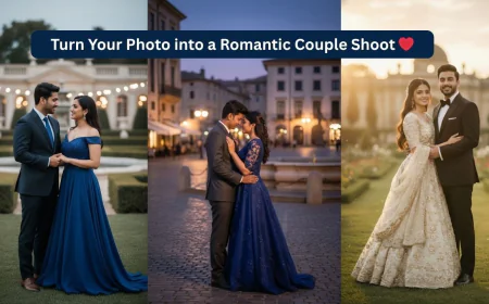 Transform Your Photo into a Romantic Couple’s Pose Photoshoot with Perplexity AI