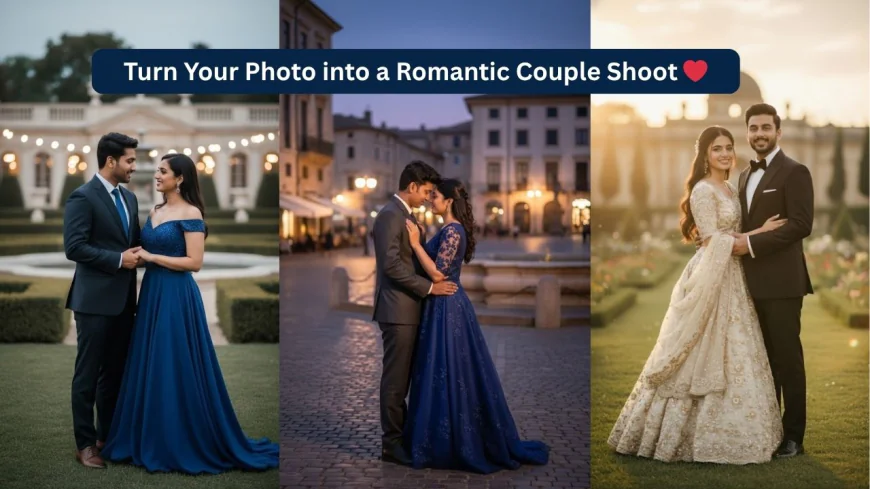 Transform Your Photo into a Romantic Couple’s Pose Photoshoot with Perplexity AI