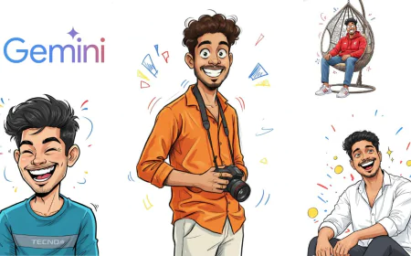 Convert Your Photo into a Funny Sketch Cartoon for Free Using Gemini and Perplexity